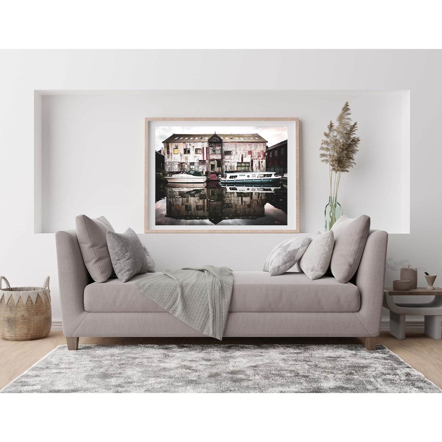 Boat House Premium Print