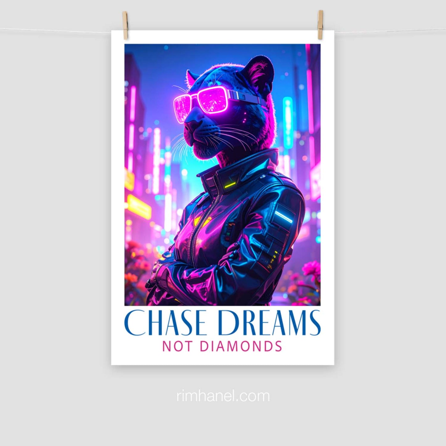 Chase Dreams Premium Poster Print