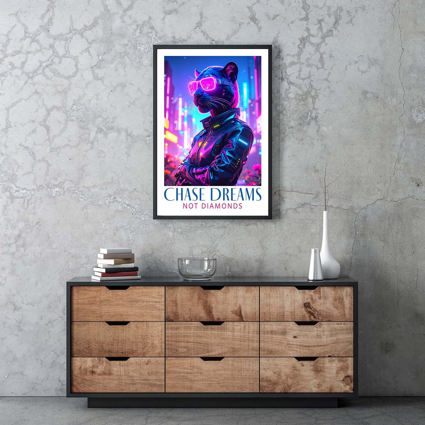 Chase Dreams Premium Poster Print
