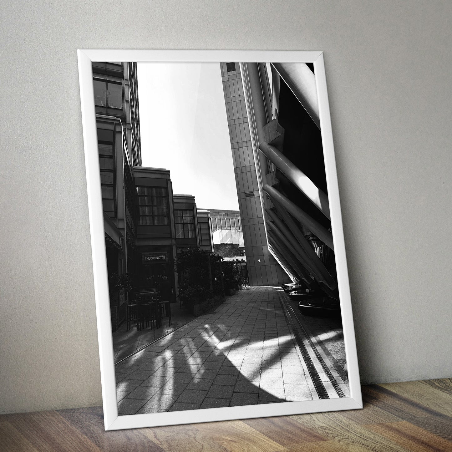 City Shapes and Shadows Premium Poster