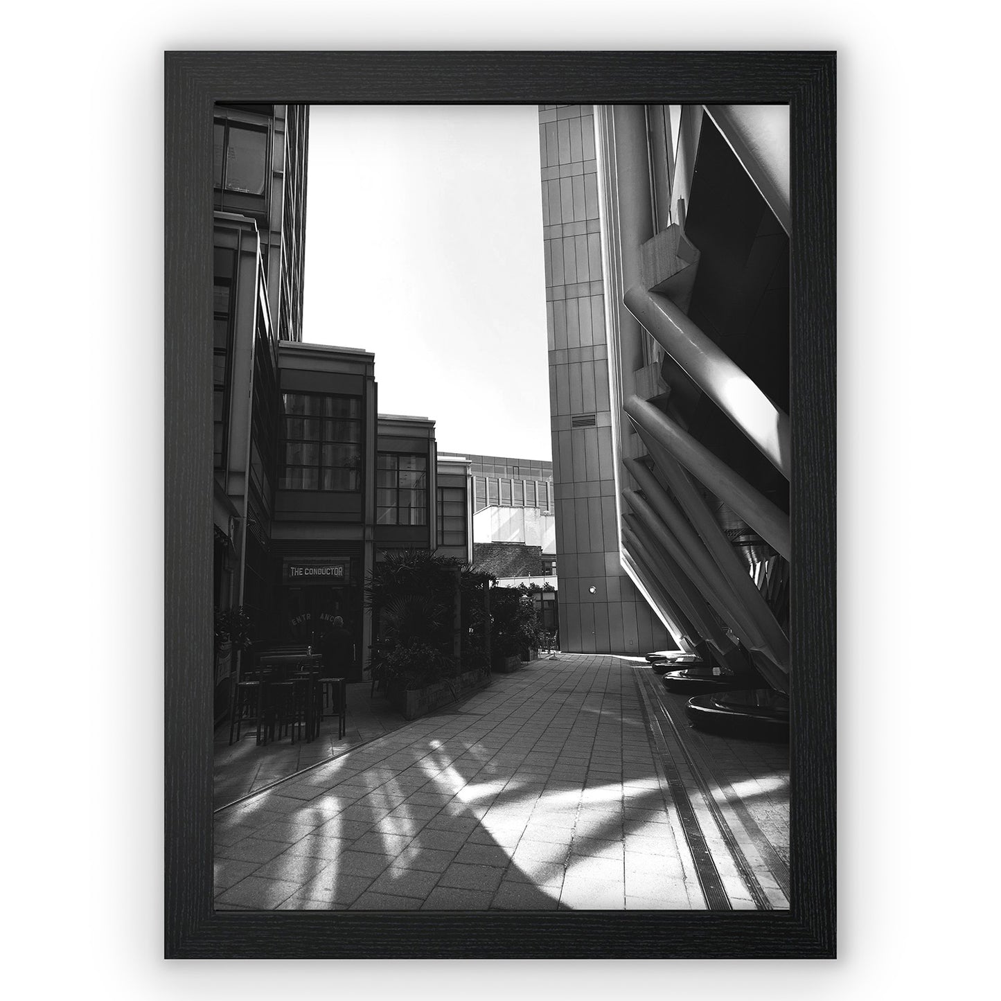 City Shapes and Shadows Premium Poster