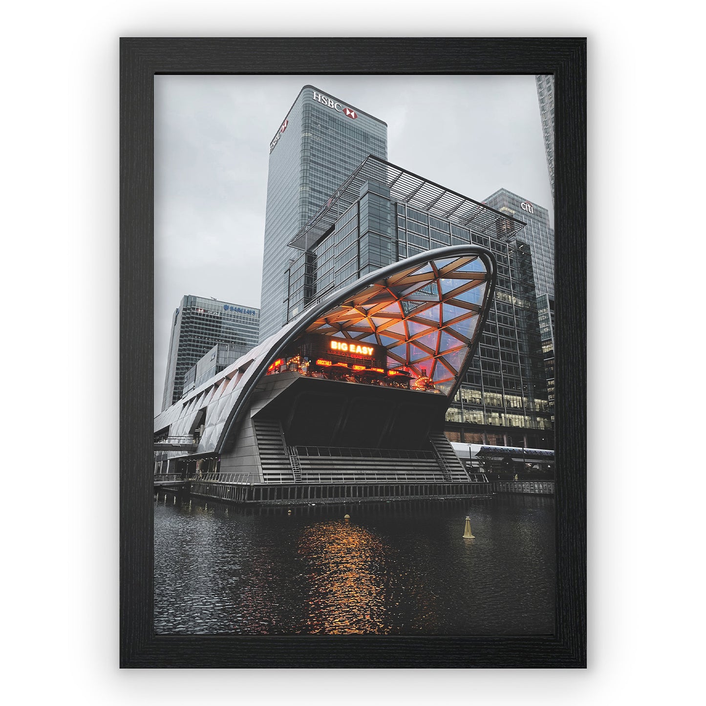 City on the River Premium Poster