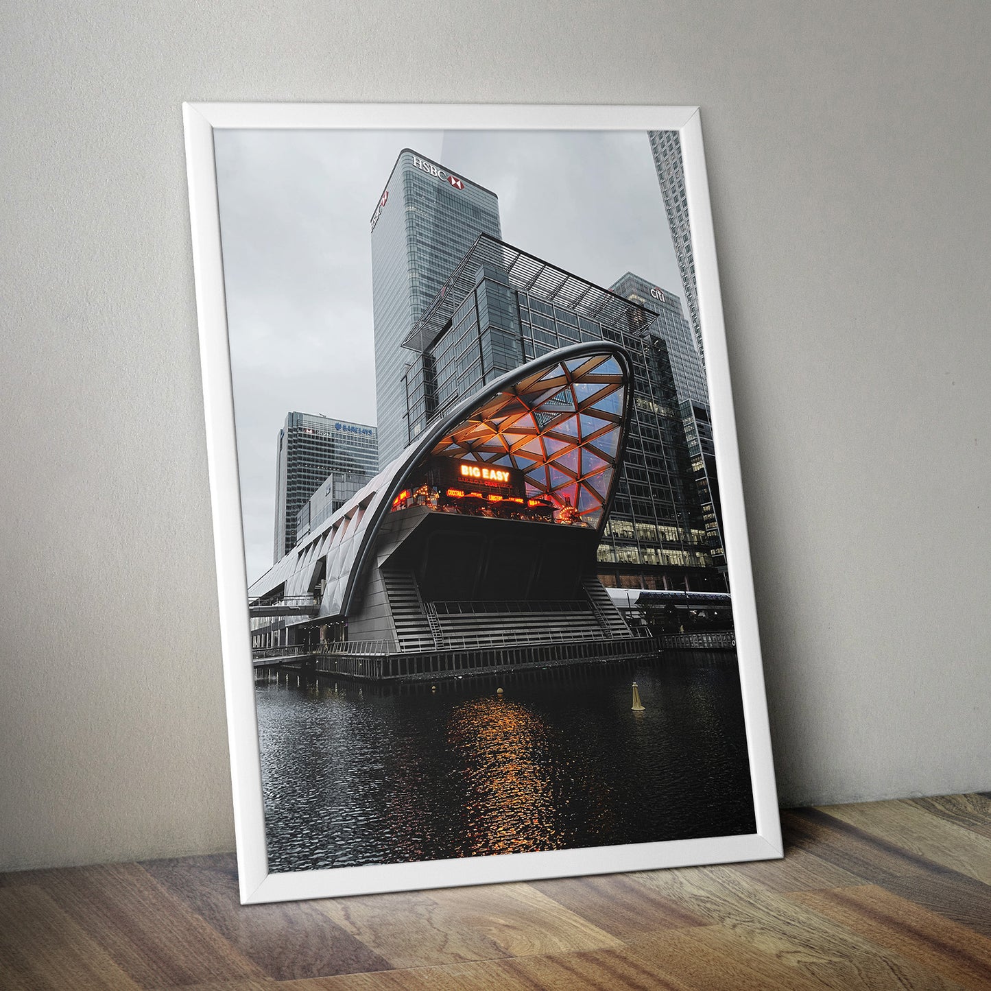 City on the River Premium Poster