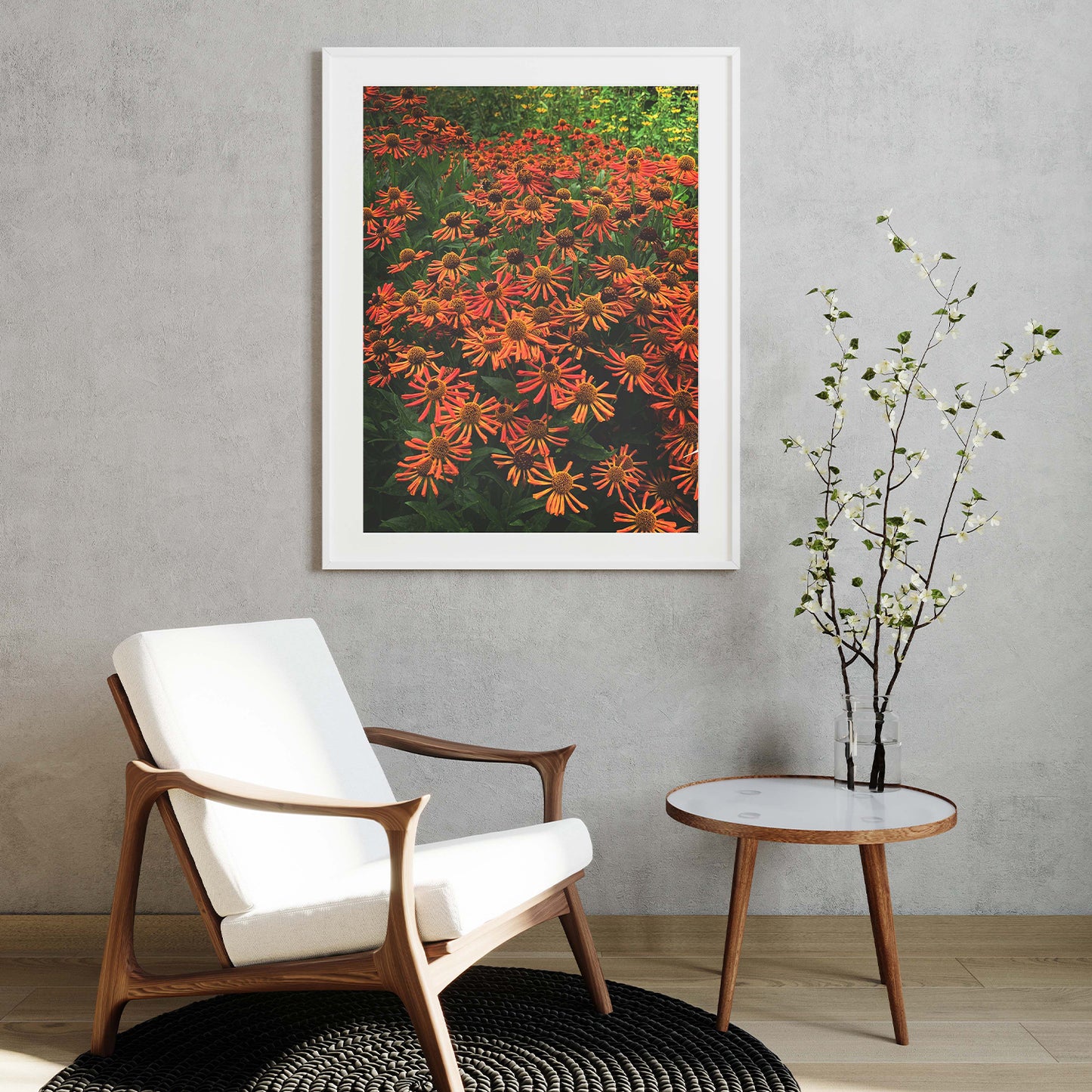 Colourful Flowers Premium Poster Print