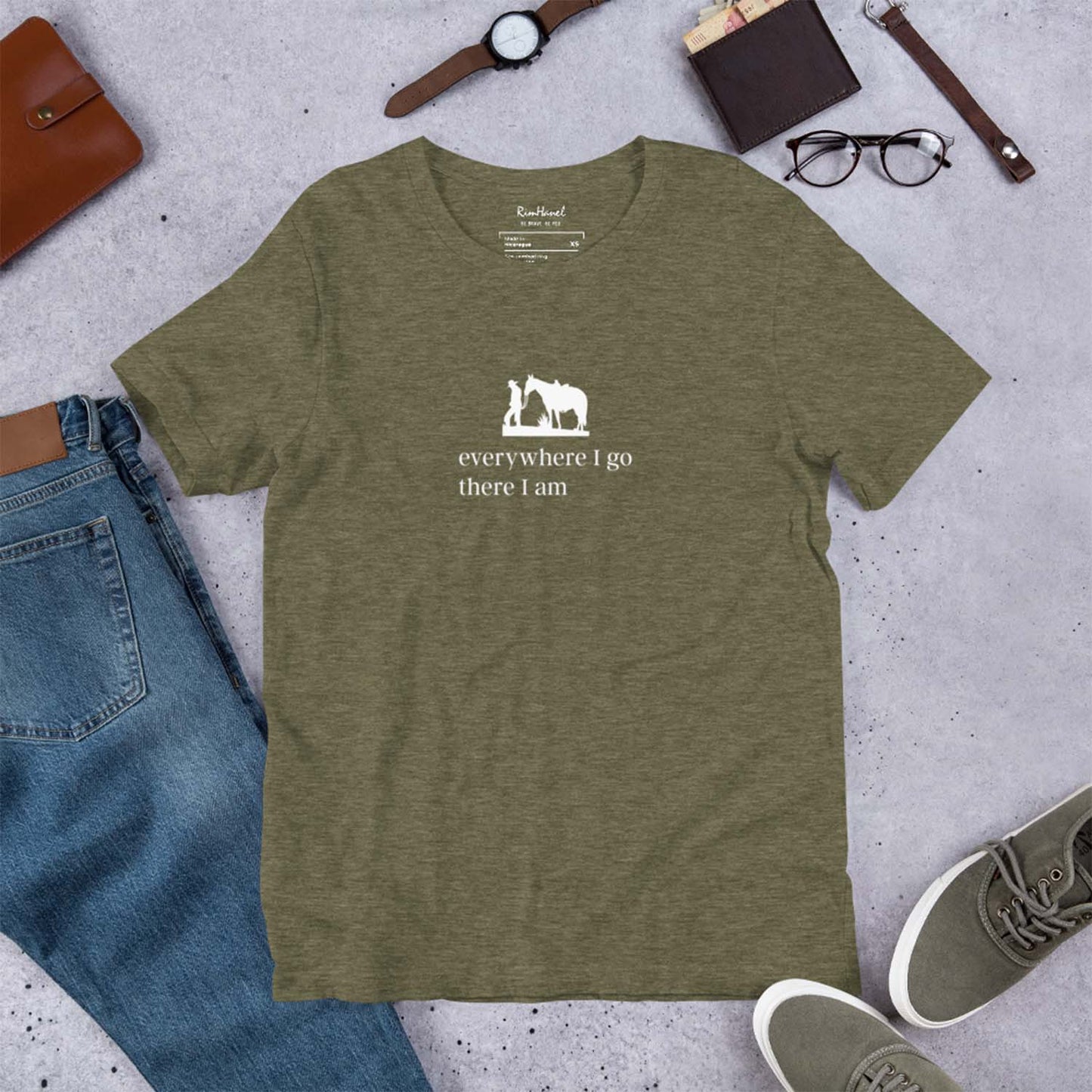 Everywhere I Go - Everyday Essential Unisex T-shirt