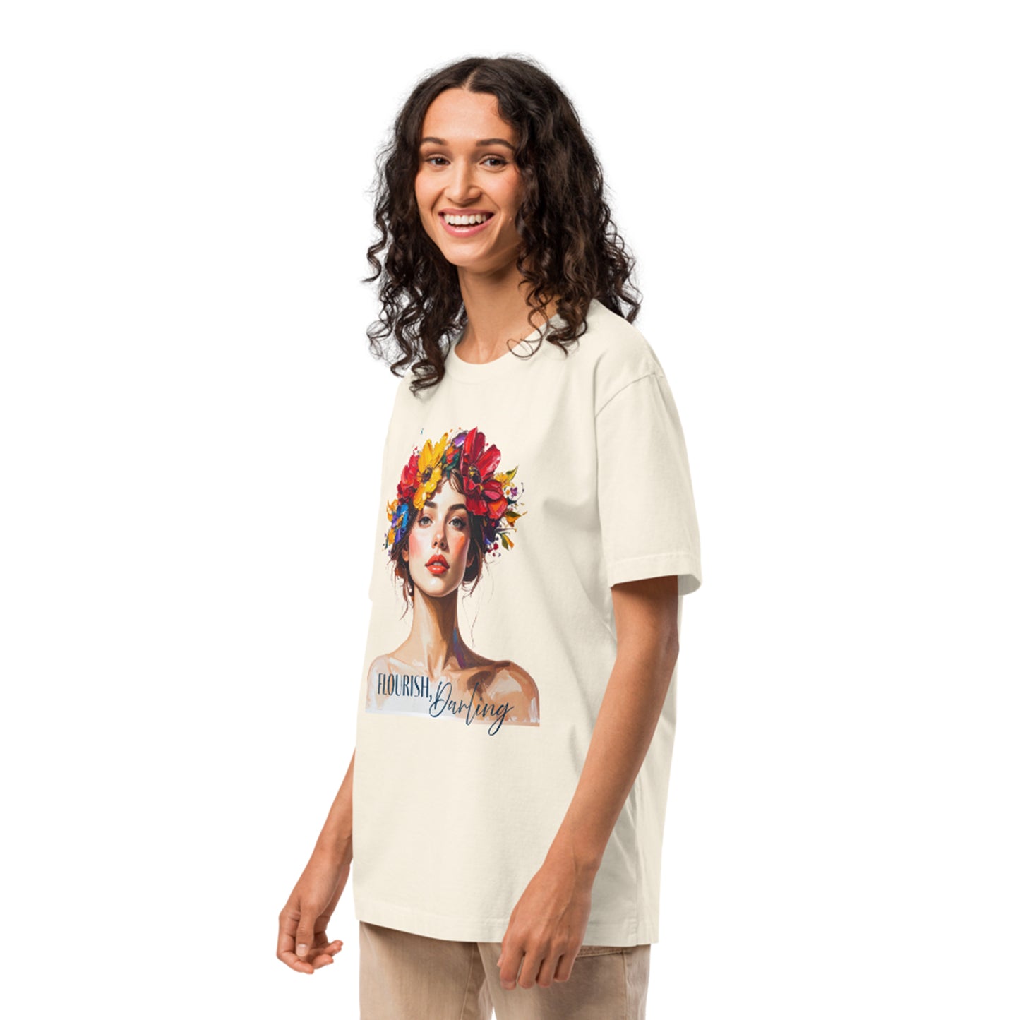 Flourish, Darling Women's Oversized T-shirt