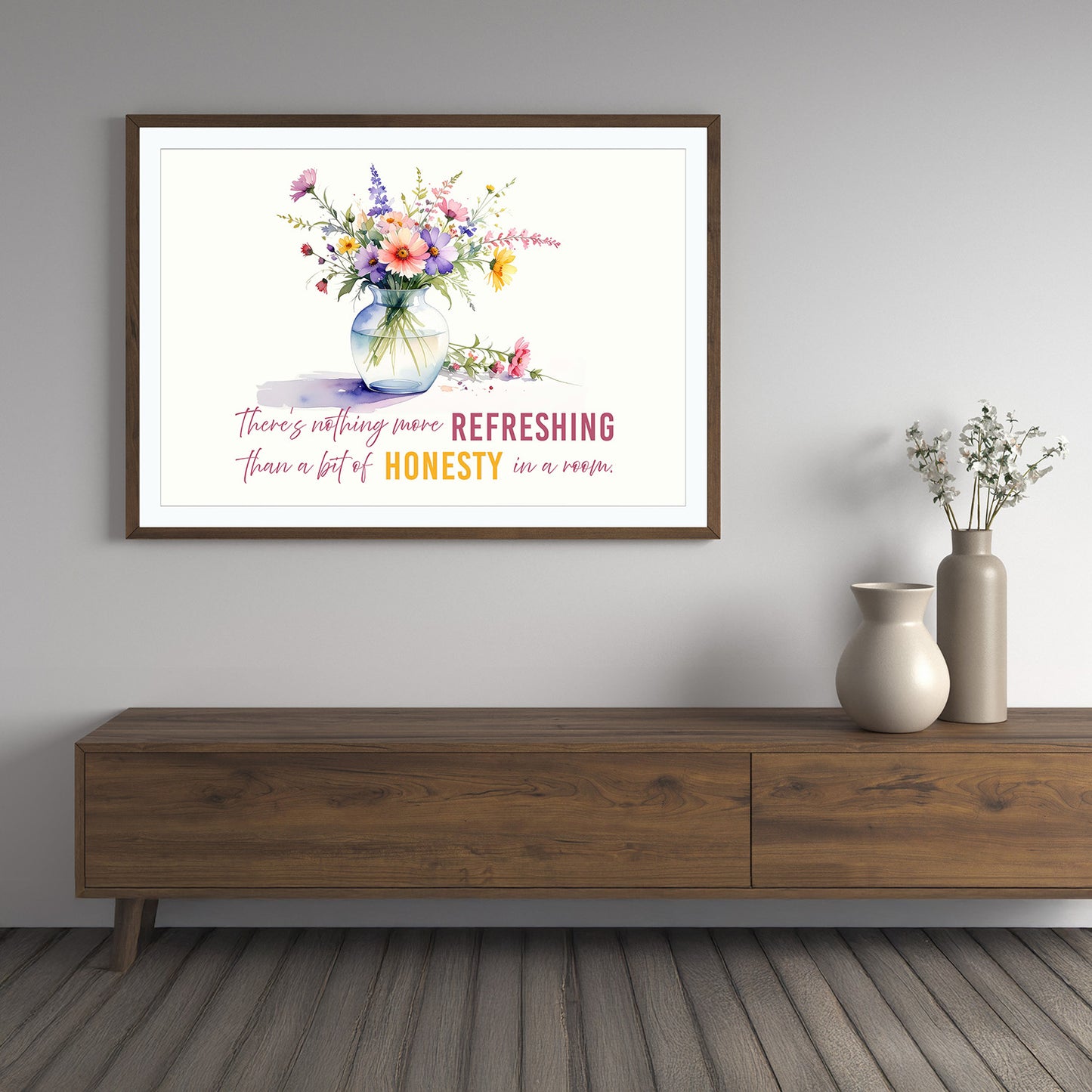 Honesty Premium Poster Print