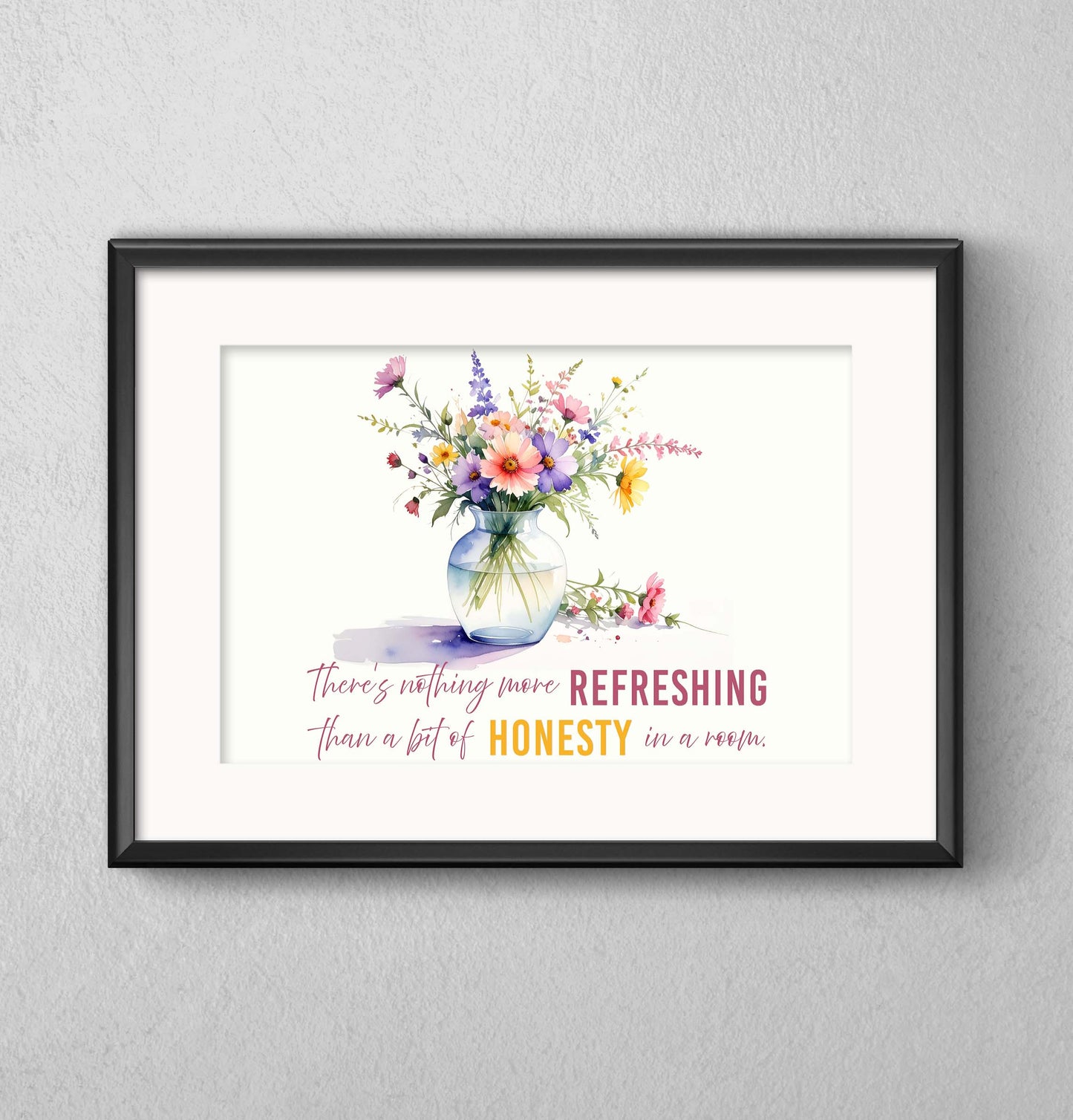 Honesty Premium Poster Print