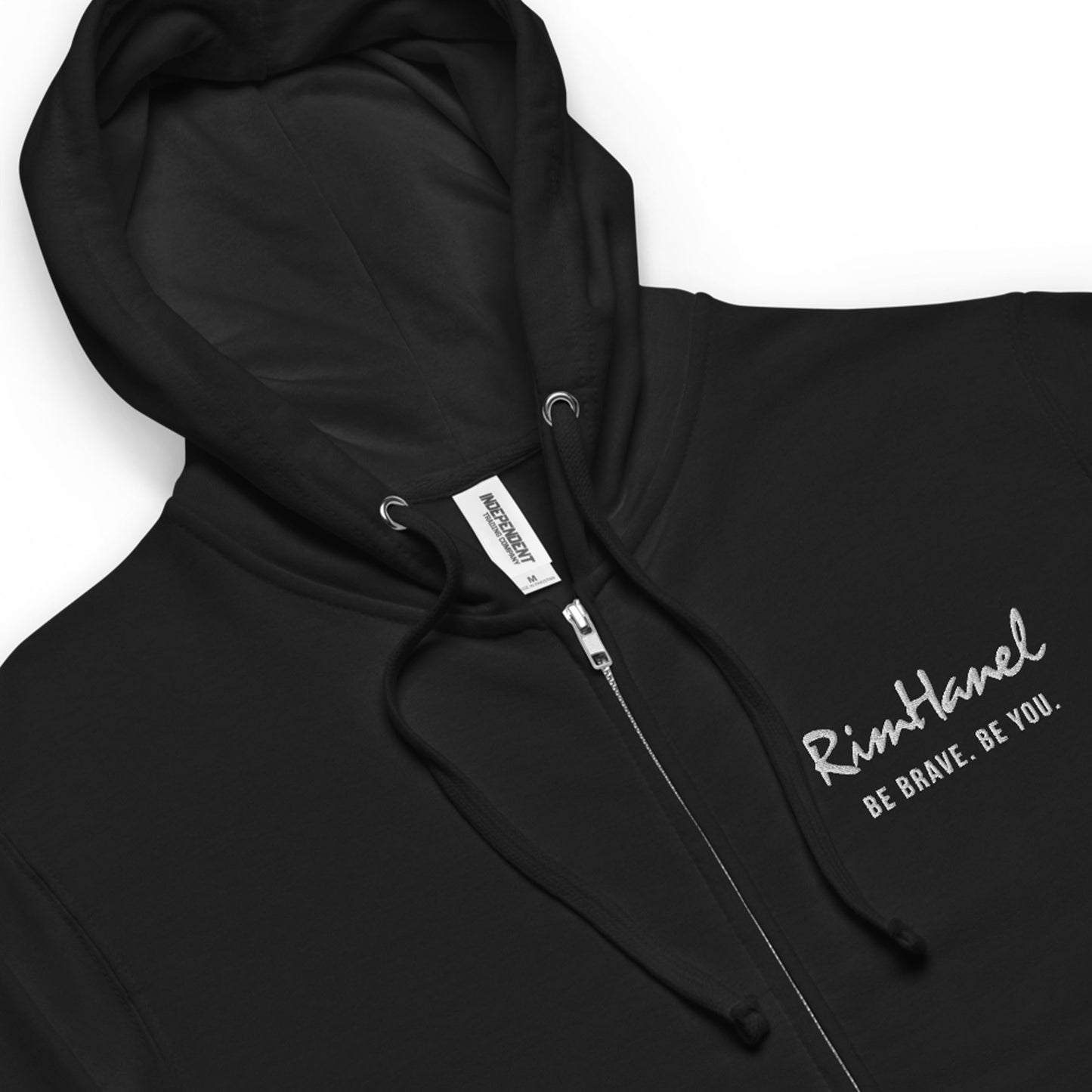 RimHanel Unisex fleece zip up hoodie