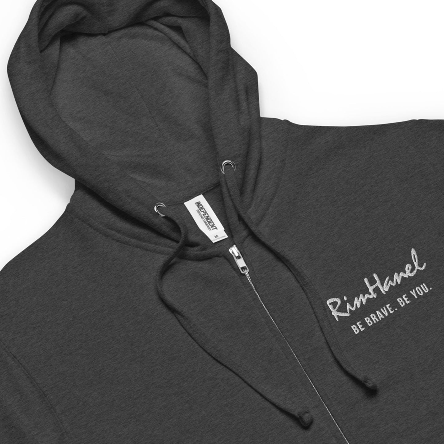 RimHanel Unisex fleece zip up hoodie