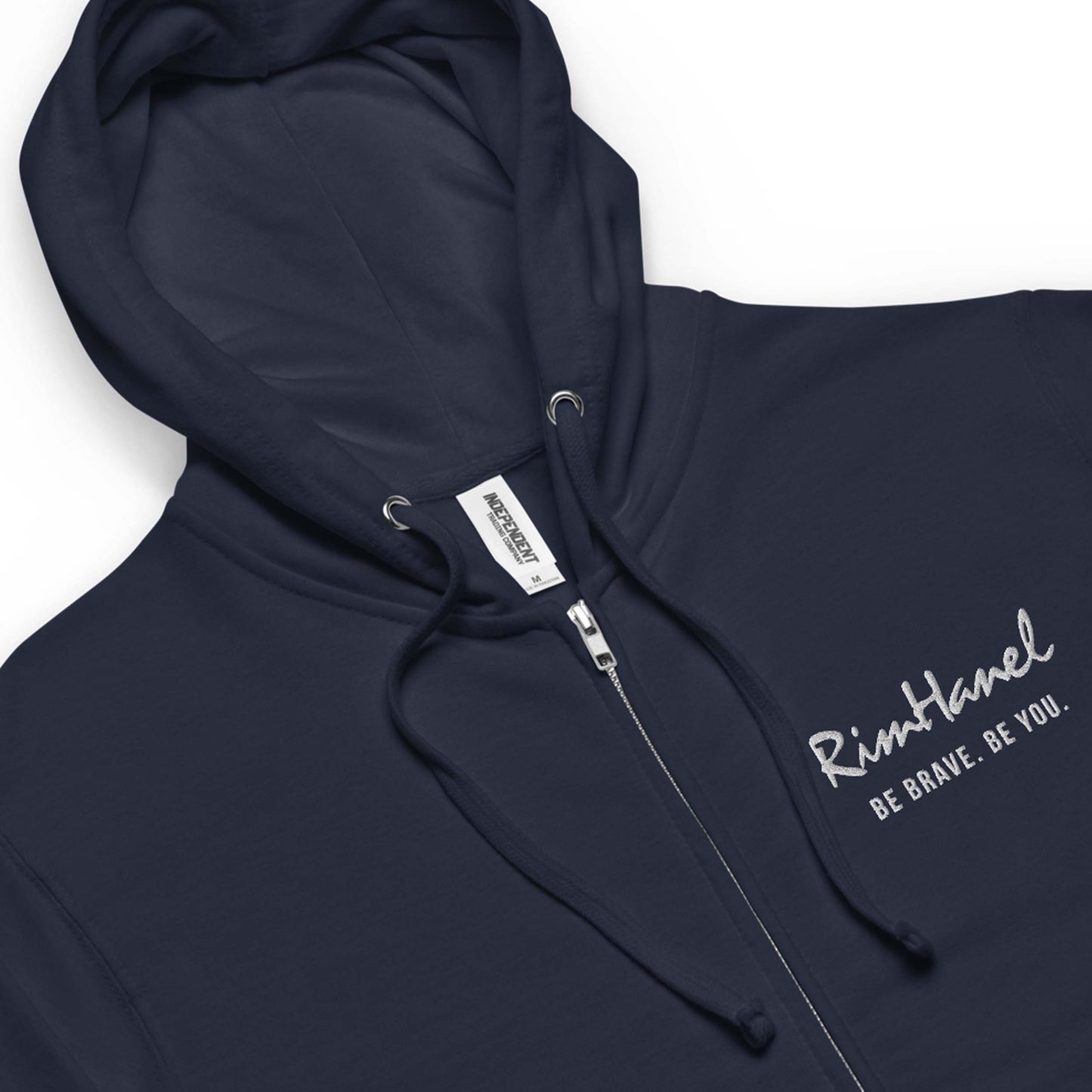 RimHanel Unisex fleece zip up hoodie