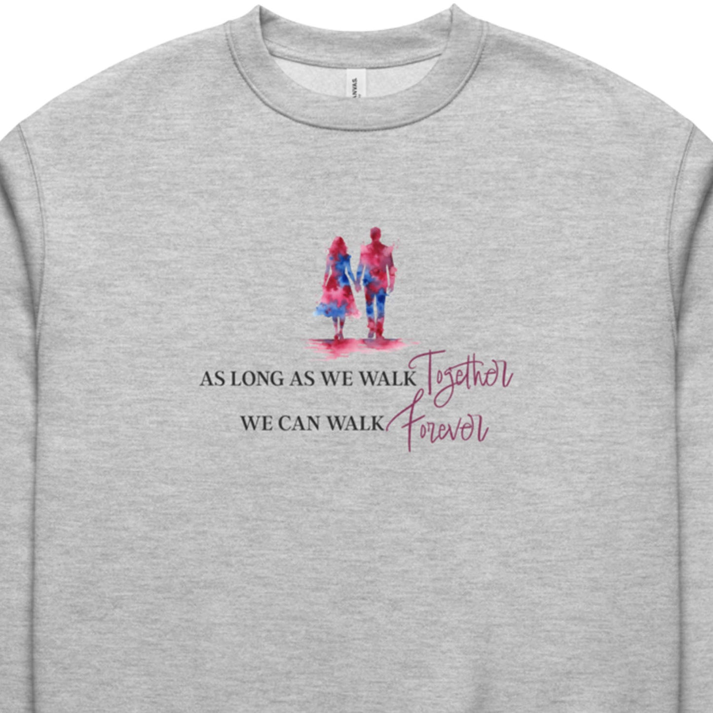 Walk Together Cosy Oversized Heavyweight Sweatshirt