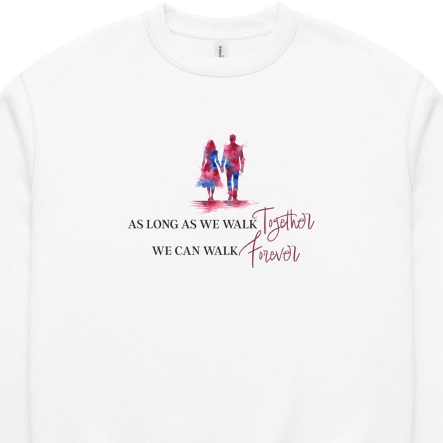 Walk Together Cosy Oversized Heavyweight Sweatshirt