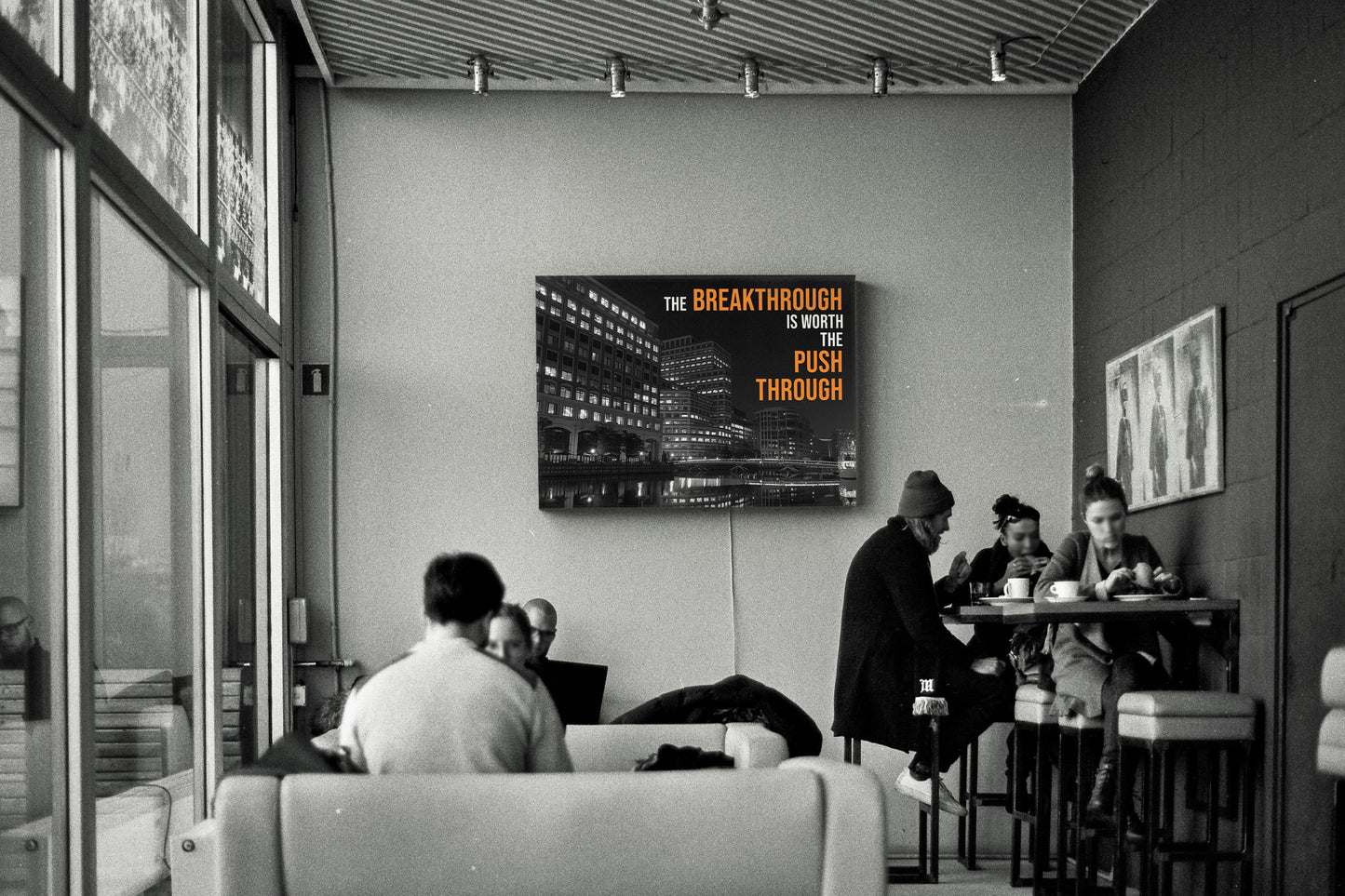 Push Through Premium Poster